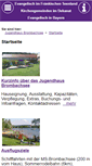 Mobile Screenshot of jugendhaus-brombachsee.de